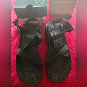 Chaco Black Sandals Womans Size 9. New. Z1 Classic